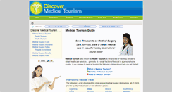 Desktop Screenshot of discovermedicaltourism.com